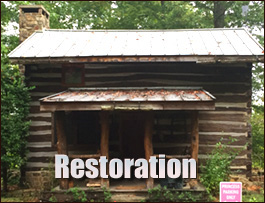 Historic Log Cabin Restoration  Burkettsville, Ohio
